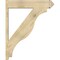 Ekena Millwork Funston Arts & Crafts Rough Sawn Outlooker, Douglas Fir, 8"W x 38"D x 46"H OUT08X38X46FST03RDF - alternate 3